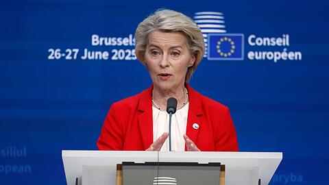 Zu einem neuen US-Angebot für eine Einigung im Zollstreit ein wollte sich die zuständige EU-Kommission unter Leitung von Ursula von der Leyen zum Inhalt und zur Bewertung des Textes öffentlich nicht äußern.