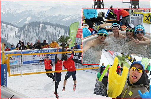 Snow Volleyball? Warum nicht! In Wagrain trafen sich Beach- und Hallenvolleyballer und spielten ein Turnier auf höchstem Niveau im Schnee. Die besten Bilder gibt's hier - einfach durchklicken!