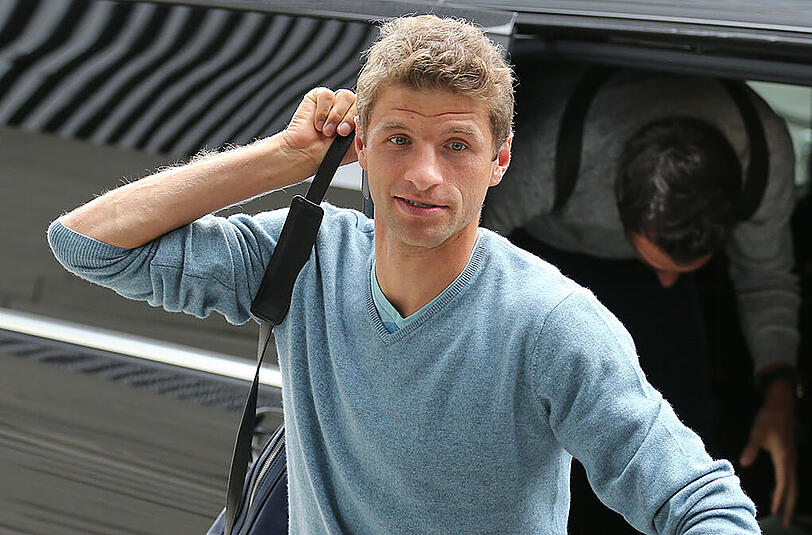 Bayern-Star Thomas Müller spielt am Dienstag mit der deutschen Nationalelf im San Siro gegen Italien.