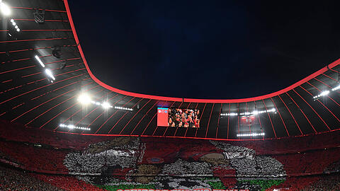Sorgten f&uuml;r eine gigantische Choreo vor Anpfiff: Die Ultras des FC Bayern.