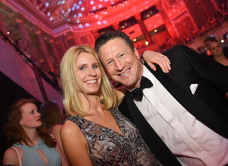 Ex-Schwimmer Christian Keller und seine Frau Annika.