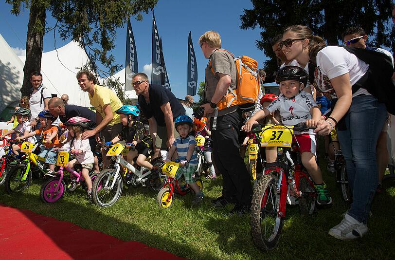 Der Nachwuchs ist alles: für Kinder von 3 bis 14 Jahre ging es beim Bike Festival mächtig zur Sache!