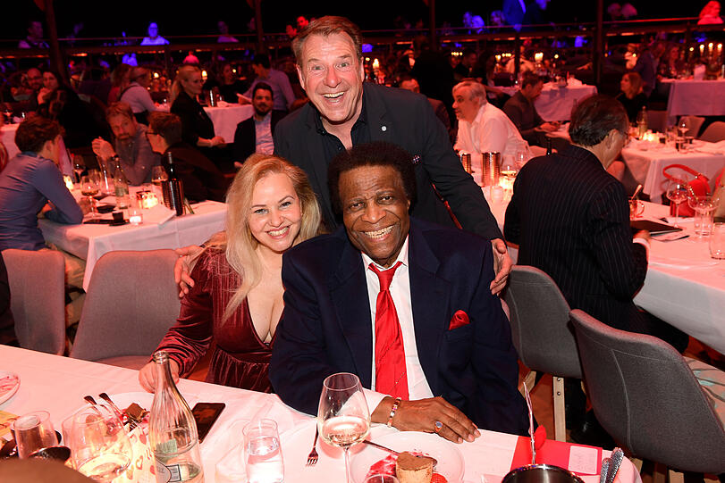 Roberto Blanco und Luzandra mit Patrick Lindner