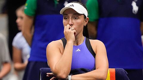 Tief enttäuscht: Jessica Pegula grübelt über die ihre Final-Niederlage.