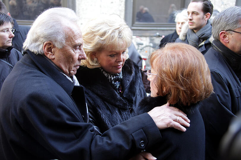 Trauerfeier für einen ganz Großen: Familie, Freunde und Bekannte trauern um Hermann Haberl