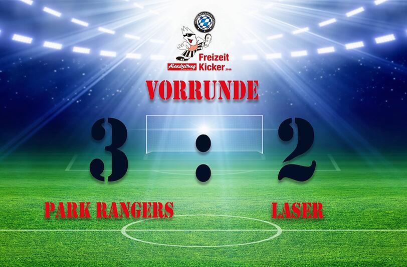 Die Park Rangers gewannen das Spiel mit 3:2.