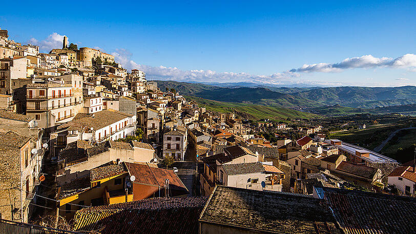 Cammarata liegt etwa 100 Kilometer südöstlich von Palermo
