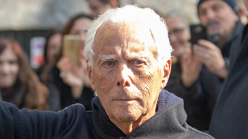 Designer Giorgio Armani hofft nach der Corona-Krise auf einen Wandel in der Modeindustrie