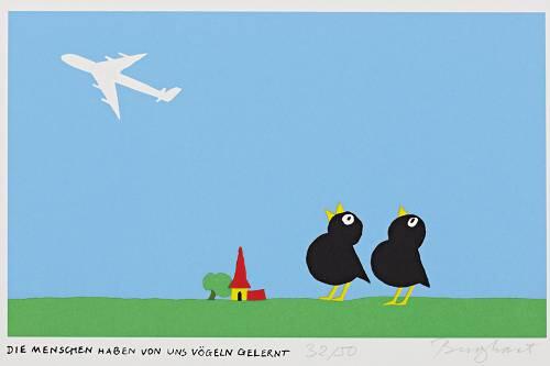 Kann ersteigert werden: Ein Druck von Toni Burghart.