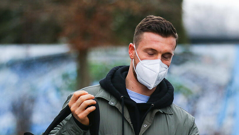 Quirin Moll im Februar auf dem Trainingsgelände der Sechzger.
