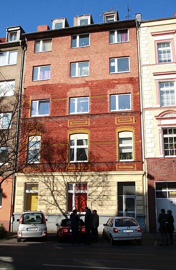 In diesem Haus in Düsseldorf erfolgte am Mittwoch der Zugriff.