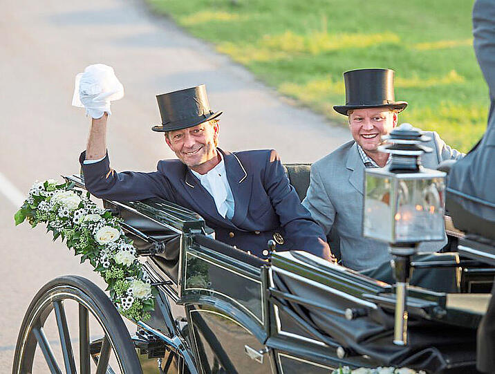 Das Passauer Hochzeitspaar.
