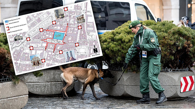 Alle Jahre wieder: Ab Freitag, 6 Uhr, bis Sonntag, 15 Uhr wird der Bereich um den Bayerischen Hof wieder zur Sicherheitszone. Hier darf nur rein, wer &bdquo;berechtigt&ldquo; ist.
