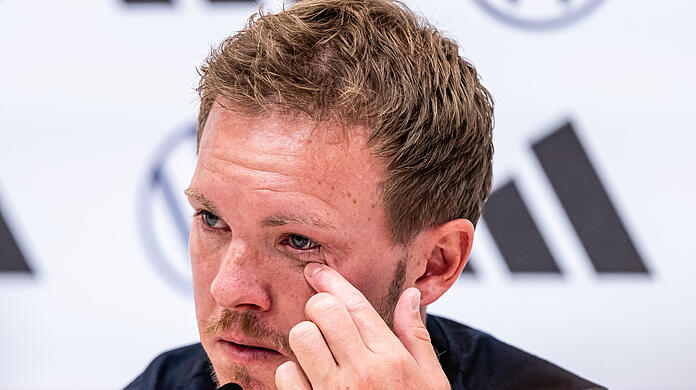 Auch am Tag nach dem Ausscheiden vergoss Julian Nagelsmann Tränen.