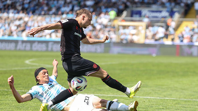 Die L&ouml;wen um Torsch&uuml;tze Samuel Althaus verloren gegen Ingolstadt mit 1:2.