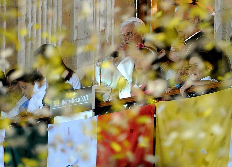 Papst Benedict XVI in Mexiko - sehen Sie hier die Bilder...