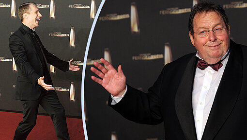 Oliver Pocher moderierte den deutschen Fernsehpreis, Ottfried Fischer bekam dort einen Ehrenpreis. Oliver Pocher moderierte den deutschen Fernsehpreis, Ottfried Fischer bekam dort einen Ehrenpreis.