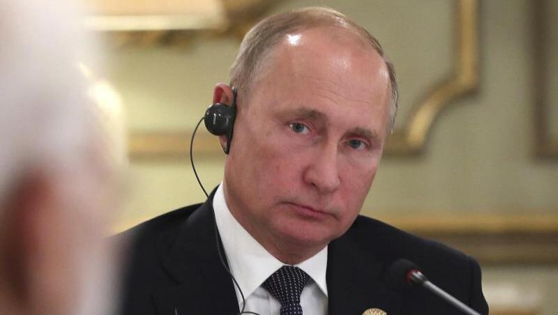 Kremlchef Wladimir Putin über die ukrainische Führung: "Das ist eine Partei des Krieges, und solange sie an der Macht ist, werden Tragödien dieser Art und der Krieg andauern." Kremlchef Wladimir Putin über die ukrainische Führung: "Das ist eine Partei des Krieges, und solange sie an der Macht ist, werden Tragödien dieser Art und der Krieg andauern."