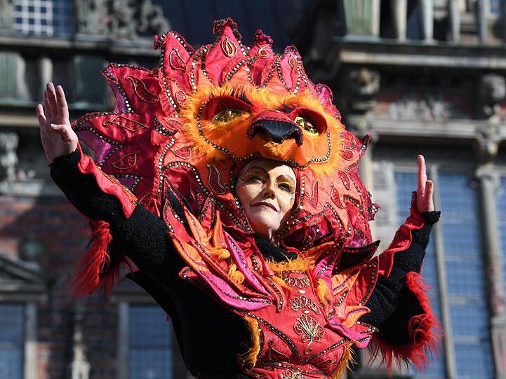 "Laune der Natur" war das Motto des diesjährigen Bremer Samba-Karnevals.