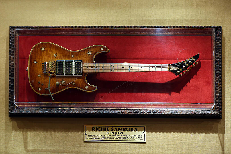 Die Gitarre von Richie Sambora (Bon Jovi).