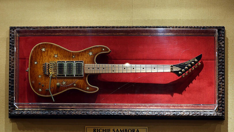 Die Gitarre von Richie Sambora (Bon Jovi). Die Gitarre von Richie Sambora (Bon Jovi).