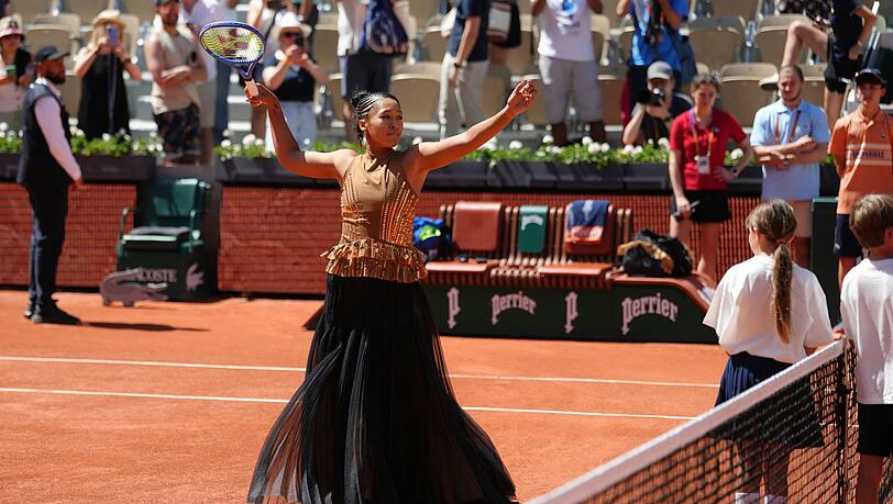 Naomi Osaka sorgte mal wieder für einen Hingucker. Naomi Osaka sorgte mal wieder für einen Hingucker.