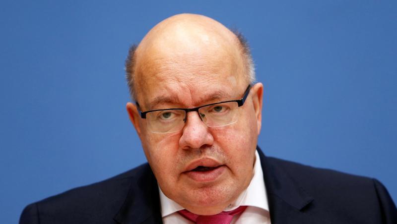 Peter Altmaier (CDU) spricht bei einer Pressekonferenz.