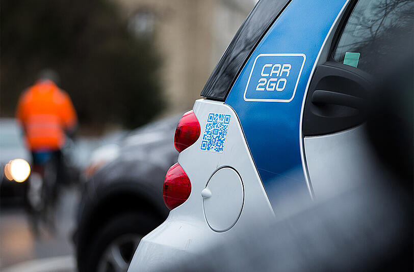 Keine Chance für Carsharing-Anbieter: Auch in den kommenden Jahren werden sie den privaten Pkw nicht verdrängen können.