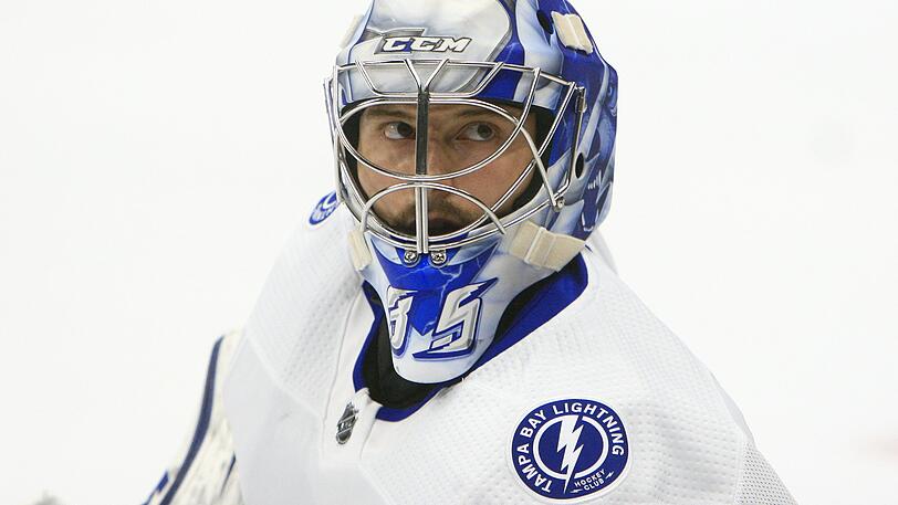 Zach Fucale im Trikot von Tampa Bay Lightning.