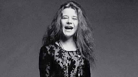 Janis Joplin bei einem Fotoshooting im Jahr 1969