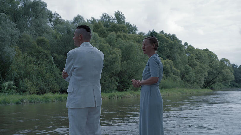 Christian Friedel als Rudolf Höß und Sandra Hüller als Hedwig Höß in "The Zone Of Interest".