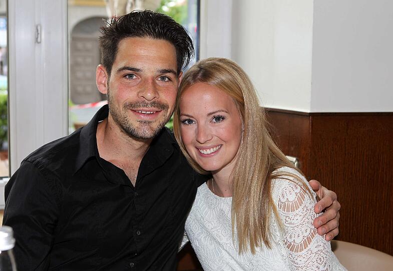 Stefan Buck und die hübsche Blondine Sandra Koltei