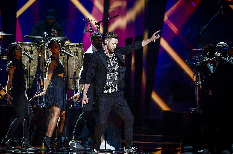 Pausen-Füller Justin Timberlake versüßte den rund 200 Millionen TV-Zuschauern das lange Warten auf die Entscheidung.