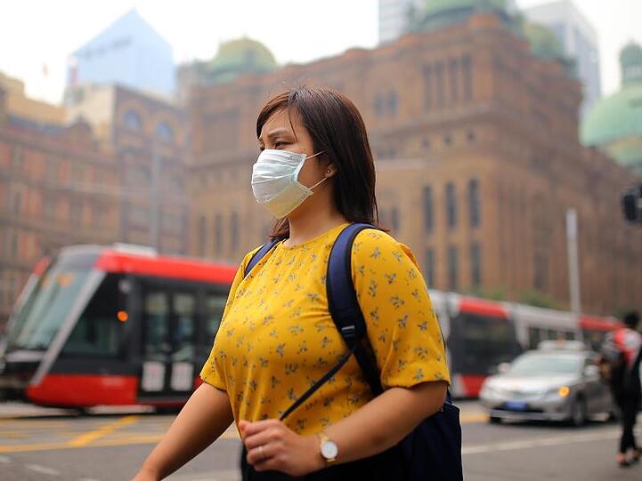 Das Gesundheitsministerium sprach für Sydney von einer "ätzenden" Luftverschmutzung.