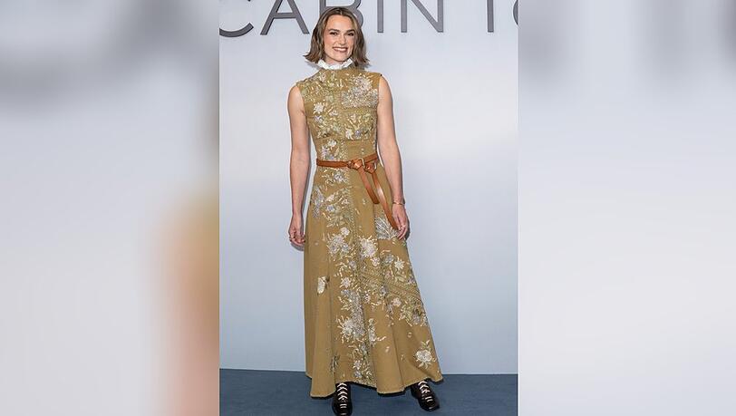 Keira Knightley bei der Premiere von "The Woman in Cabin 10" in London.