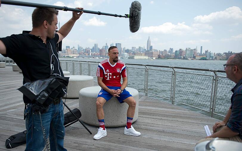 Weitere Bilder von den Bayern-Stars.