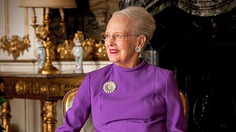 Das neue Portr&auml;t, das zu Ehren des Geburtstags von K&ouml;nigin Margrethe II. ver&ouml;ffentlicht wurde.