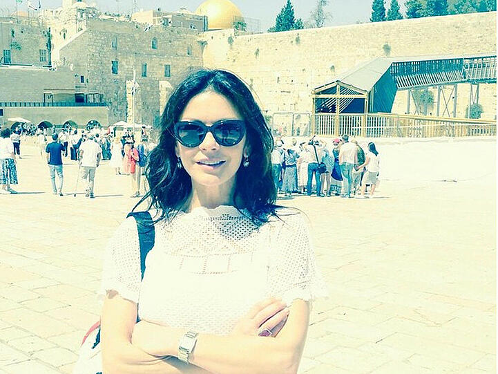 Bitte lächeln: Catherine Zeta-Jones auf Sightseeing-Tour in Jerusalem