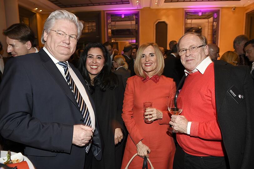 Sigmund Gottlieb (l.), Nagia El-Sayed, Helmut Baurecht und Anna Blasco Salvat.