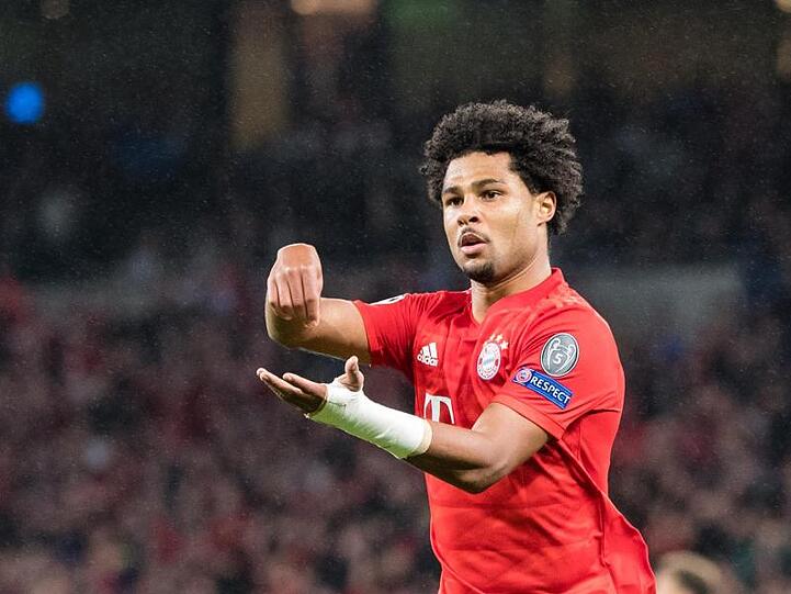 Beim 7:2 des FC Bayern in Tottenham schlug Serge Gnabry vier Mal zu.
