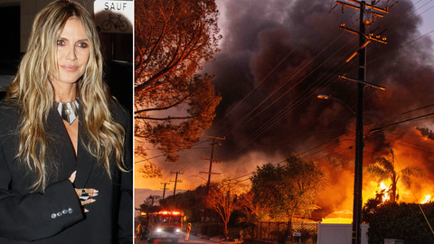 Heidi Klum wohnt in Bel Air. Ob auch ihr Millionen-Anwesen über den Dächern von Los Angeles vom Feuer betroffen ist, ist nicht bekannt.