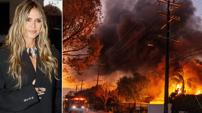 Heidi Klum wohnt in Bel Air. Ob auch ihr Millionen-Anwesen über den Dächern von Los Angeles vom Feuer betroffen ist, ist nicht bekannt.