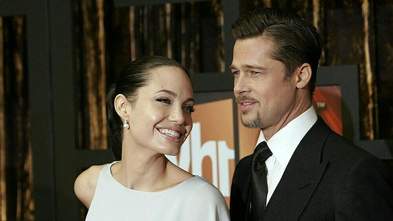 Angelina Jolie und Brad Pitt bei einer Preisverleihung im Jahr 2009