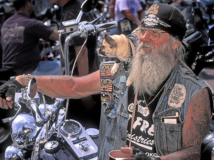 Motorradfans aus aller Welt kommen zur Sturgis Rally