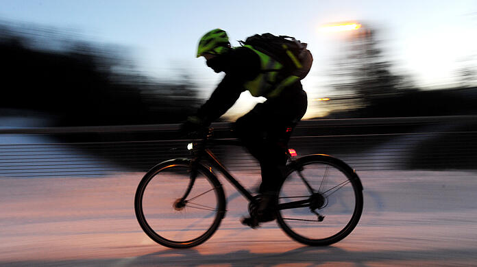 Tipps für das Radfahren im Winter. (Archivbild)
