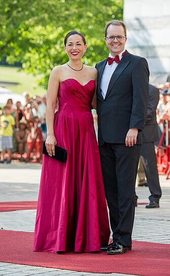 Markus Rinderspacher und Frau.