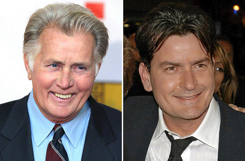 Sowohl Martin Sheen (l.) als auch sein Sohn Charlie sind erfolgreiche Hollywood-Schauspieler