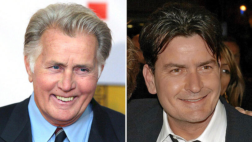 Sowohl Martin Sheen (l.) als auch sein Sohn Charlie sind erfolgreiche Hollywood-Schauspieler Sowohl Martin Sheen (l.) als auch sein Sohn Charlie sind erfolgreiche Hollywood-Schauspieler