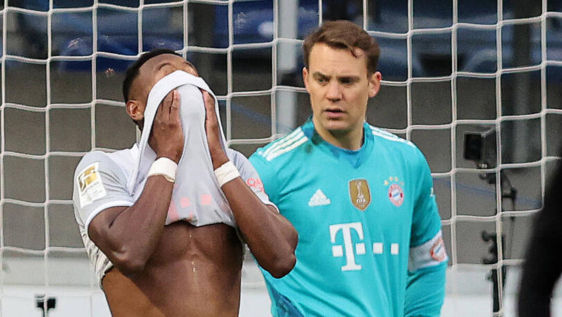 Zeigten sich gegen PSG nicht von ihrer besten Seite: Alaba (l.) und Neuer. (Archivbild) Zeigten sich gegen PSG nicht von ihrer besten Seite: Alaba (l.) und Neuer. (Archivbild)