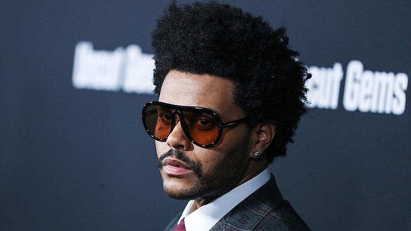 The Weeknd ohne Halloween-Kostüm.